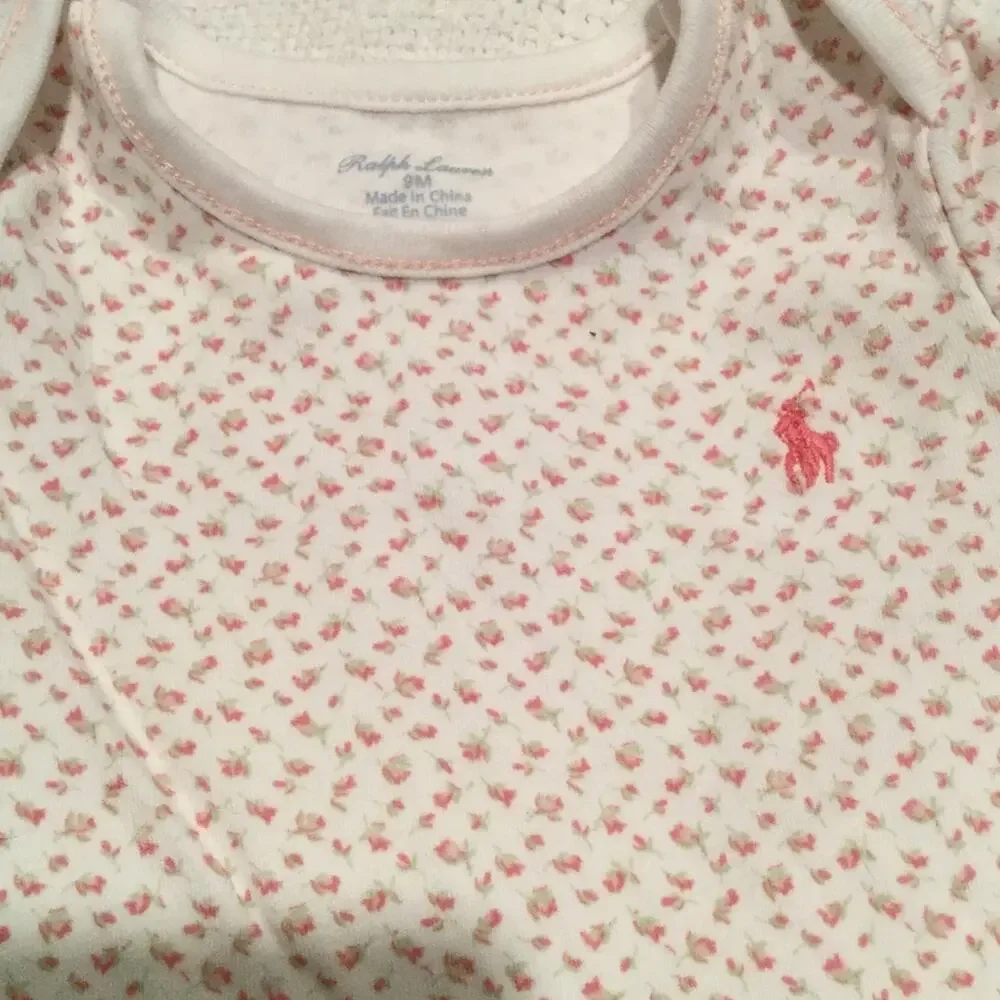 Ralph Lauren Cotton onesies bundle of 2 worn once
